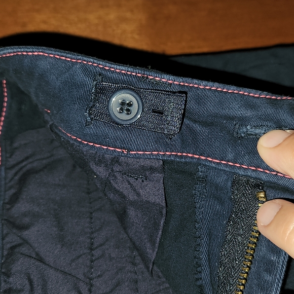 🆕️w/o tags GAP KIDS GIRL'S Navy Chino SHORTS - Picture 7 of 7